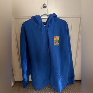 Peace Collective The Raccoons Blue Graphic Hoodie